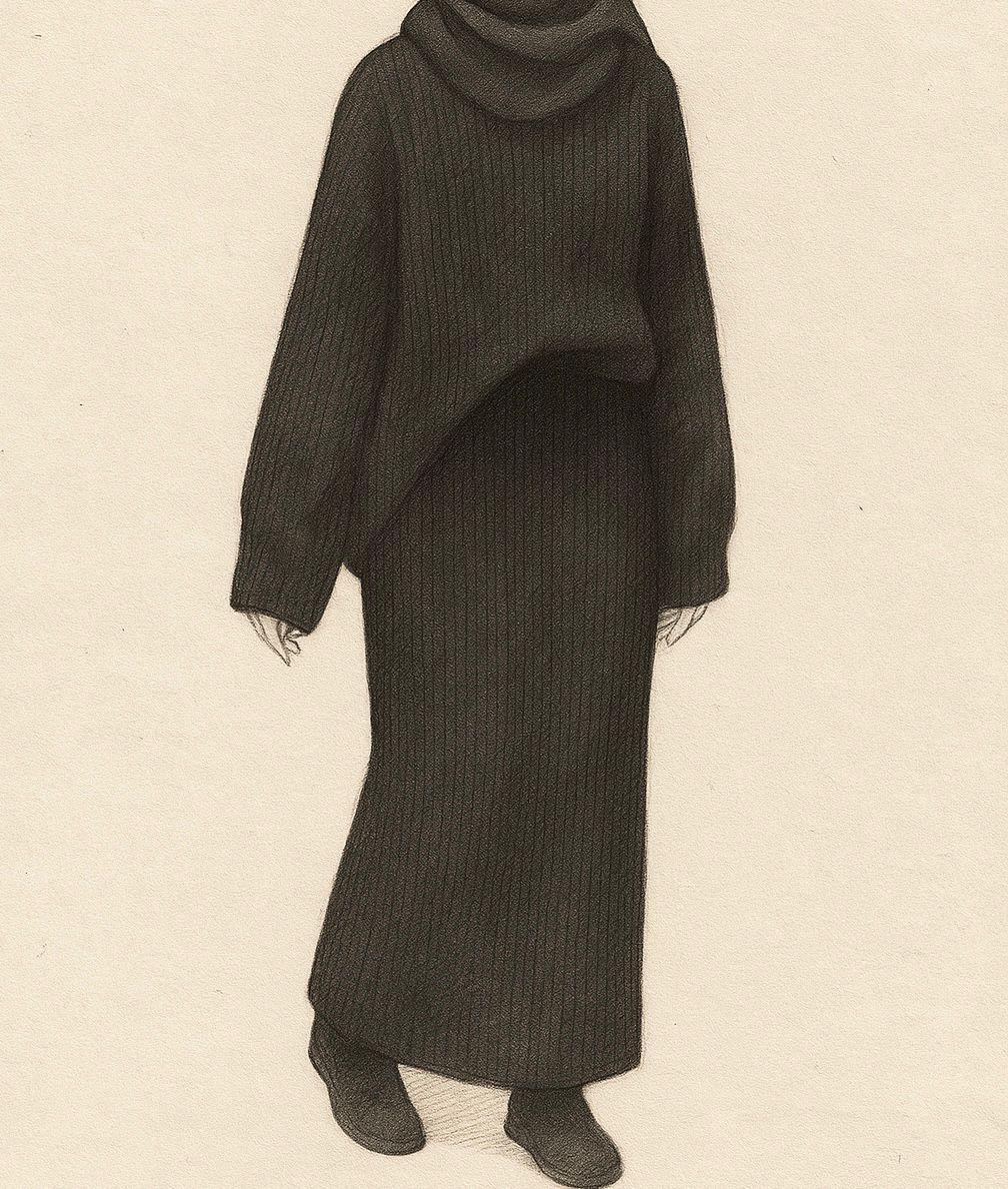 Sukoon — The Knitted Set (Black)